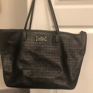 Beautiful black Kate Spade tote